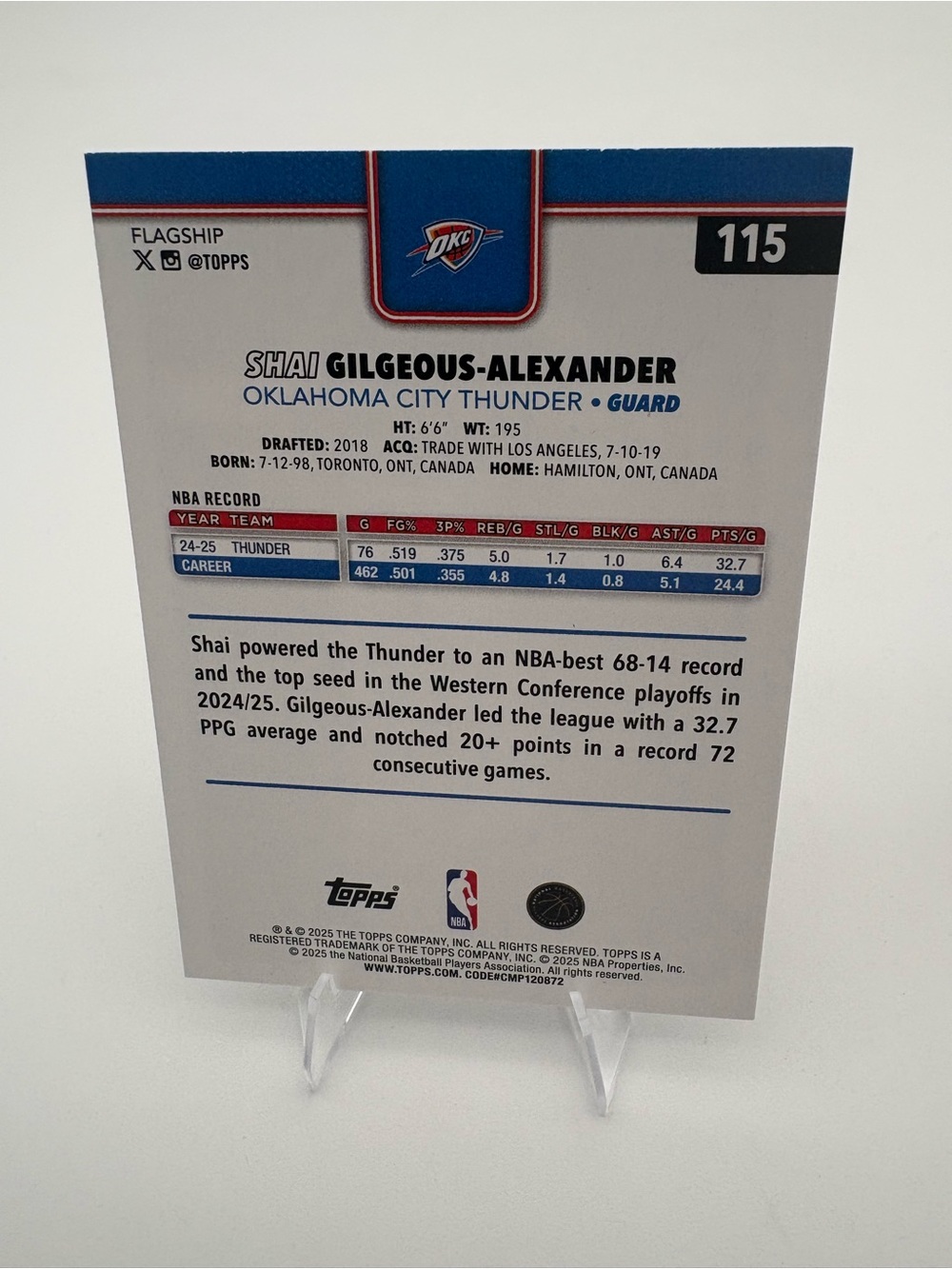 Shai Gilgeous-Alexander Thunder 5-Card Lot 🔥 2019 Prizm Green #122 PSA 9 🔥 - Picture 7 of 11